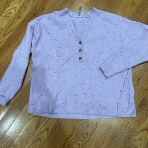Lavender Button-Up Women's Sweater
Lou & Gray xs